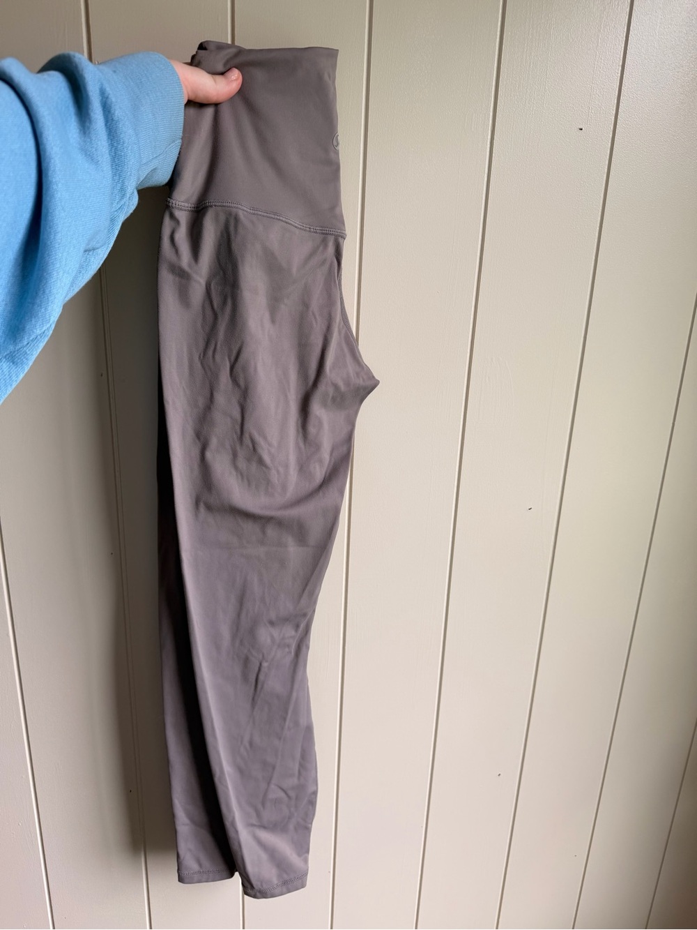 Lululemon Gray High-Waist Leggings